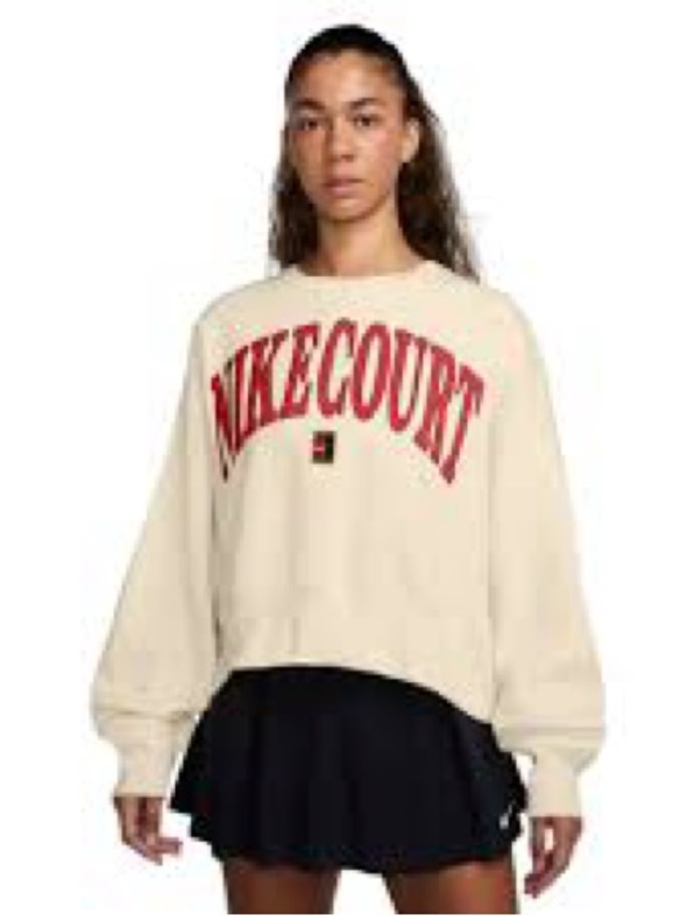 NikeCourt Phoenix Fleece Oversized Crew Sweatshirt M